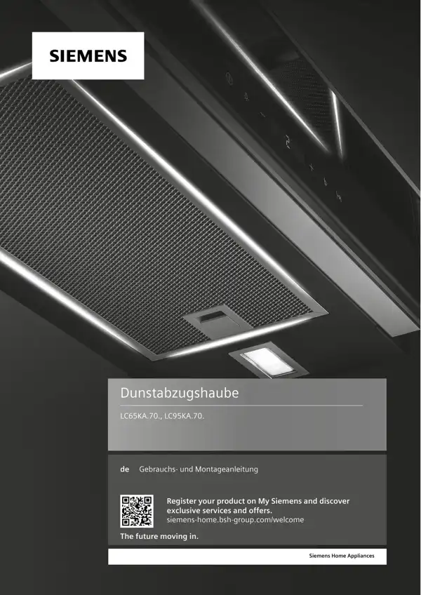 Siemens Dunstabzugshaube LC65KA.70 9001698128_A Handbuch