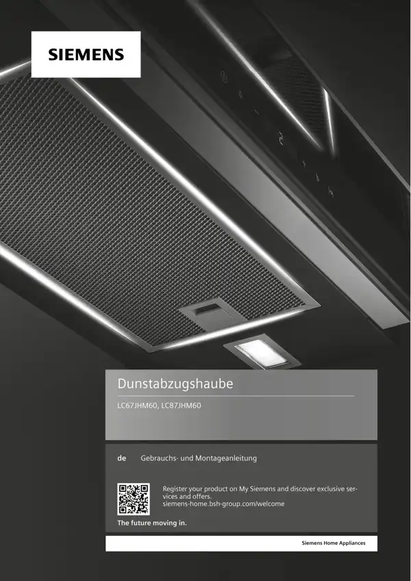 Siemens Dunstabzugshaube LC67JHM60 9001615102_A Handbuch